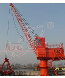 固定式全程带载变幅起重机（吊钩抓斗两用型）